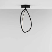 Arrival 70 Ceiling Lamp by Ludovica and Roberto Palomba for Artemide Lighting Artemide Black 