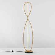 Arrival Floor Lamp by Ludovica and Roberto Palomba for Artemide Lighting Artemide Brass 