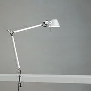 Tolomeo Classic Task Lamp by Michele de Lucchi for Artemide Lighting Artemide Clamp White 