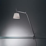 Tolomeo with Shade Task Lamp by Michele de Lucchi for Artemide Lighting Artemide Silver Fiber Clamp 
