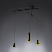 Stab Light Triple Suspension Lamp by Arik Levy for Artemide Lighting Artemide Green Amber Clear 