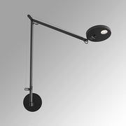 Demetra LED Wall Lamp by Naoto Fukasawa for Artemide Lighting Artemide Matte Black Warm (3000K) 