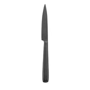 Zoë Stainless Steel Black Table Knife, 9.4", Set of 6 by Ann Demeulemeester for Serax Flatware Serax 