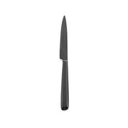 Zoë Stainless Steel Black Dessert Knife, 8", Set of 6 by Ann Demeulemeester for Serax Flatware Serax 