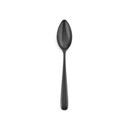 Zoë Stainless Steel Black Dessert Spoon, 7.2", Set of 6 by Ann Demeulemeester for Serax Flatware Serax 