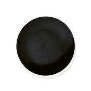 Dé Porcelain Plate, Black, Set of 2 by Ann Demeulemeester for Serax Dinnerware Serax Salad Plate 6.8" Set of 2 
