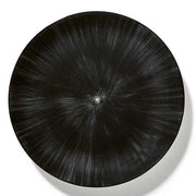 Dé Porcelain Plate, Off-White/Black Var 6, Set of 2 by Ann Demeulemeester for Serax Dinnerware Serax Dinner Plate 11" Set of 2 