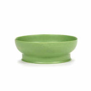 Ra Porcelain Bowl, Green, Set of 2 by Ann Demeulemeester for Serax Dinnerware Serax Serving Bowl 8.6" Set of 2 
