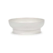 Ra Porcelain Bowl, Off-White, Set of 2 by Ann Demeulemeester for Serax Dinnerware Serax Serving Bowl 8.6" Set of 2 