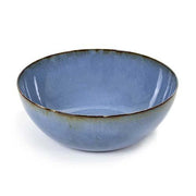 Terres de Rêves 10.6" Salad Bowl, Smokey Blue, 101 oz. by Anita Le Grelle for Serax Dinnerware Serax 