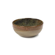 Surface Stoneware Bowl, Grey/Indi Grey, 3.3 oz., 3.5", Set of 4 by Sergio Herman for Serax Dinnerware Serax 