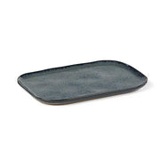 La Nouvelle Table Stoneware Rectangular Plate N°2, Blue/Grey, 12.5" x 5.9", Set of 4 by Merci for Serax Dinnerware Serax 