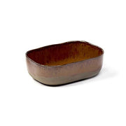 La Nouvelle Table Stoneware Extra Deep Plate N°6, Brown, 5.7" x 4.1", Set of 4 by Merci for Serax Dinnerware Serax 