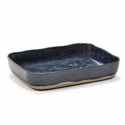 La Nouvelle Table Stoneware Oven Dish N°10, Blue/Grey, 11.8" x 8.7", Set of 2 by Merci for Serax Dinnerware Serax 