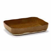 La Nouvelle Table Stoneware Oven Dish N°10, Brown, 11.8" x 8.7", Set of 2 by Merci for Serax Dinnerware Serax 