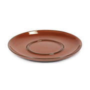 Terres de Rêves Saucer for Espresso Cup, Rust, 5.3", Set of 4 by Anita Le Grelle for Serax Dinnerware Serax 
