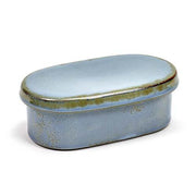 Terres de Rêves Oval Butter Dish, Smokey Blue by Anita Le Grelle for Serax Dinnerware Serax 