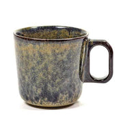 Surface Stoneware Mug with Handle, Indi Grey, 10 oz., Set of 4 by Sergio Herman for Serax Dinnerware Serax 