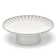 Inku Stoneware Cake Stand, White, 8.2" by Sergio Herman for Serax Dinnerware Serax 