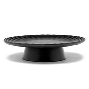 Inku Stoneware Cake Stand, Black, 9.4" by Sergio Herman for Serax Dinnerware Serax 