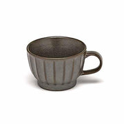 Inku Stoneware Coffee Cup, Green, 5 oz., Set of 4 by Sergio Herman for Serax Dinnerware Serax Coffee Cups - Set of 4 