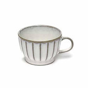 Inku Stoneware Coffee Cup, White, 5 oz., Set of 4 by Sergio Herman for Serax Dinnerware Serax Coffee Cups - Set of 4 