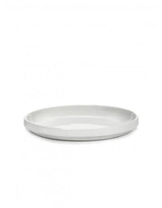 Passe Partout Matte White 8.7" Low Plate by Vincent van Duysen for Serax Dinnerware Serax 