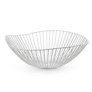 Metal Sculpture Fruit Basket Cesira, White, 15" by Antonino Sciortino for Serax Vases, Bowls, & Objects Serax 