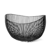 Metal Sculpture Tale Basket, Black, 11.8" by Antonino Sciortino for Serax Vases, Bowls, & Objects Serax 