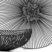 Metal Sculpture Oval Meo Basket, Black, 14.5" by Antonino Sciortino for Serax Vases, Bowls, & Objects Serax 