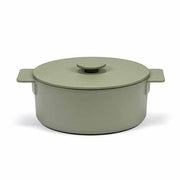 Surface Enameled L Cast Iron Pot, 155 oz. by Sergio Herman for Serax Cookware Serax Camo green 
