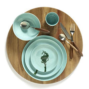Feast 6.3" Azure Blue Green Artichoke Bread and Butter Plate, set of 4 by Yotam Ottolenghi for Serax Bowls Serax 