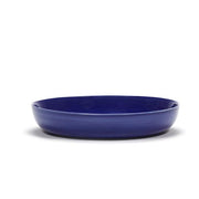 Feast 8.7" Lapis Lazuli Blue White Swirl High Salad Plate, set of 2 by Yotam Ottolenghi for Serax Plates Serax 