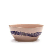 Feast 5.9" Pink Blue Swirl Bowl, set of 4 by Yotam Ottolenghi for Serax Bowls Serax 