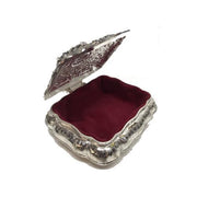Cushion Silverplated Jewelry Box by Lisa Carrier Designs Objects Lisa Carrier Designs 