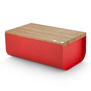 Mattina Bread Box with Cutting Board by Alessi Bread Basket Alessi Red 