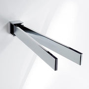 Brick HTH2 Wall-Mounted Double Towel Holder by Decor Walther Bathroom Decor Walther Chrome 