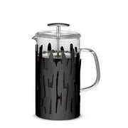 Barcoffee French Press Filter Coffee Maker by Boucquillon and Maaoui for Alessi Coffee Alessi Black 