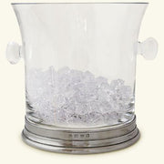 Crystal Ice Bucket with Handles by Match Pewter Ice Buckets Match 1995 Pewter Ice Bucket 
