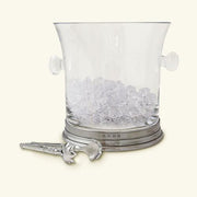 Crystal Ice Bucket with Handles by Match Pewter Ice Buckets Match 1995 Pewter Ice Bucket w/Tongs 