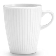 Plisse Porcelain 8 oz Mug Set of 4 by Pillivuyt Mugs Pillivuyt 