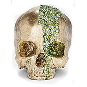 Memento Mori Crystal Cascade Skull by Lisa Carrier Designs Candles Lisa Carrier Designs Gold & Green 