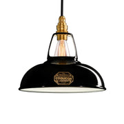 Original 1933 Design Steel Lighting Pendant in Black Coolicon UK 