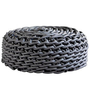 Rebels Pouf in Neoprene Yarn by Rosanna Contadini for Covo Italy Furniture Covo Italy Large Dark Grey 