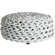 Rebels Pouf in Neoprene Yarn by Rosanna Contadini for Covo Italy Furniture Covo Italy Large Light Grey 