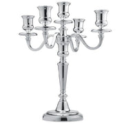 Rencontre Silverplated 12.5" 5 Light Candelabra by Ercuis Candleholder Ercuis 