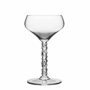 Carat Crystal Coupe Glass 8.4oz, Set of 2 by Lena Bergström for Orrefors Stemware Orrefors 