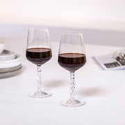 Carat Crystal Wine Glass 14.8oz, Set of 2 by Lena Bergström for Orrefors Stemware Orrefors 
