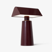 Caret Portable LED Indoor Table Lamp by &tradition &Tradition Dark Burgundy 