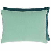 Cassia 24" x 18" Decorative Velvet Throw Pillow by Designers Guild Throw Pillows Designers Guild Celadon & Mist 